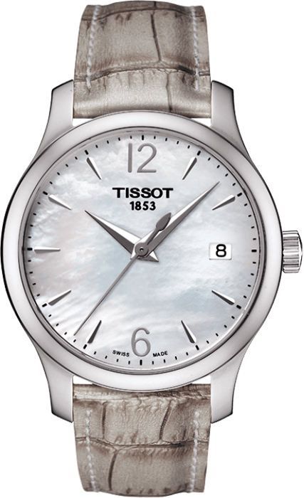 Tissot T-Classic Tradition MOP Dial 33 mm Quartz Watch For Women - 1