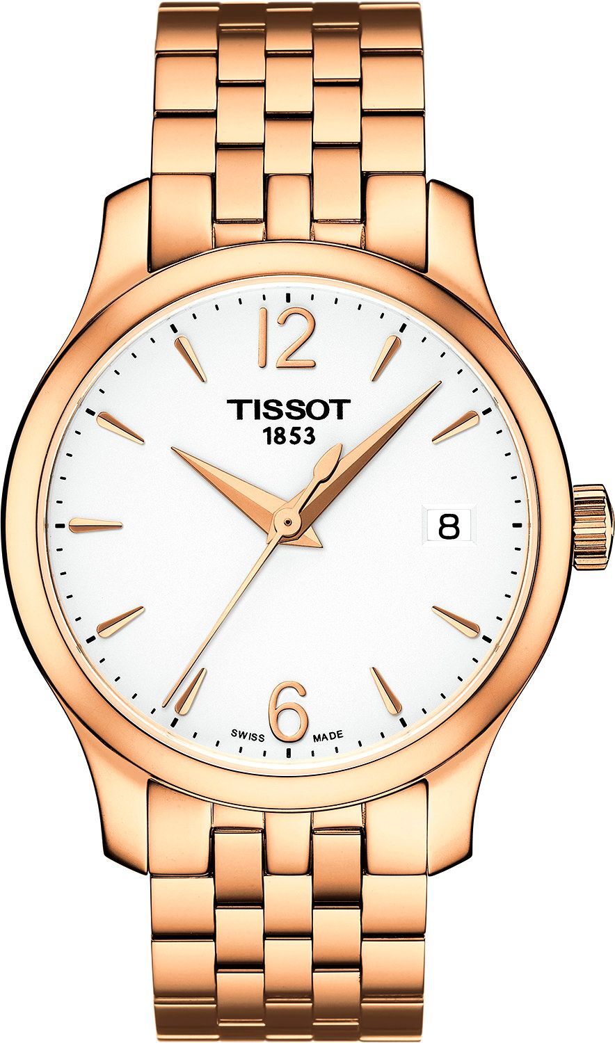 Tissot T-Classic Tissot Tradition Silver Dial 33 mm Quartz Watch For Women - 1