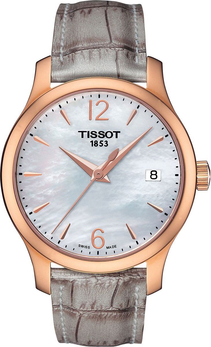 Tissot T-Classic  MOP Dial 33 mm Quartz Watch For Women - 1
