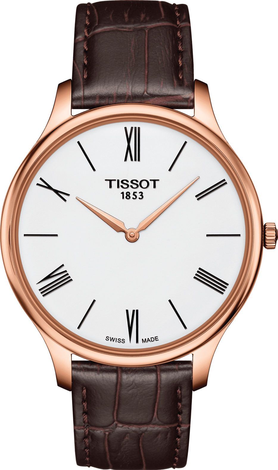 Tissot T-Classic Tradition White Dial 39 mm Quartz Watch For Men - 1