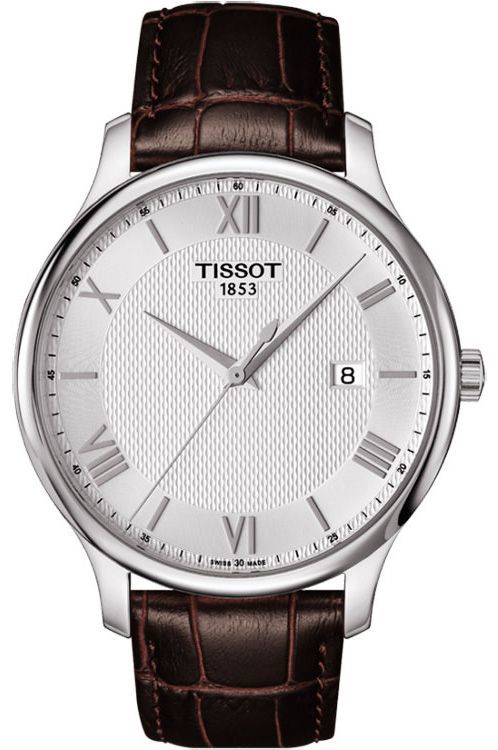 Tissot Tissot Tradition 42 mm Watch in Silver Dial