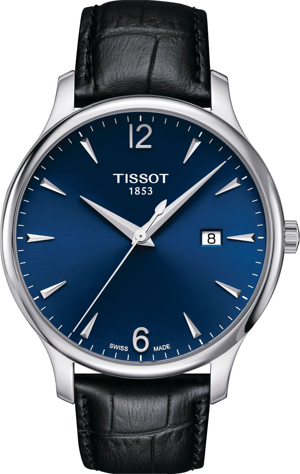 Tissot T-Classic Tissot Tradition Blue Dial 42 mm Quartz Watch For Men - 1