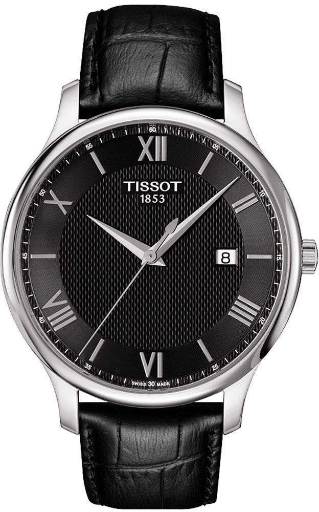 Tissot Tissot Tradition 42 mm Watch in Black Dial For Men - 1