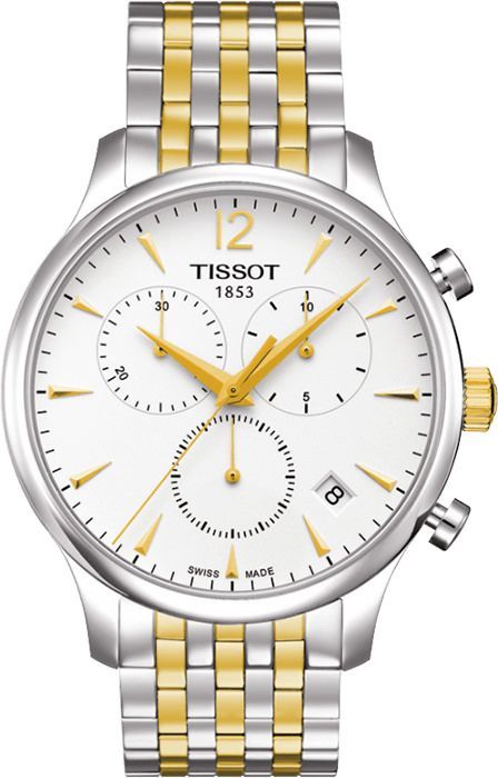 Tissot Tradition 42 mm Watch in Silver Dial For Men - 1