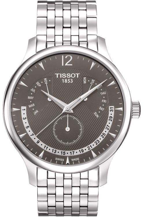 Tissot Tradition 42 mm Watch in Antracite Dial