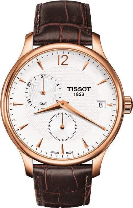 Tissot T-Classic Tradition White Dial 42 mm Quartz Watch For Men - 1