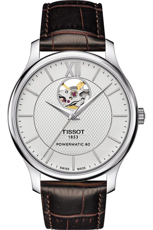 Tissot Powermatic 80 40 mm Watch in Silver Dial