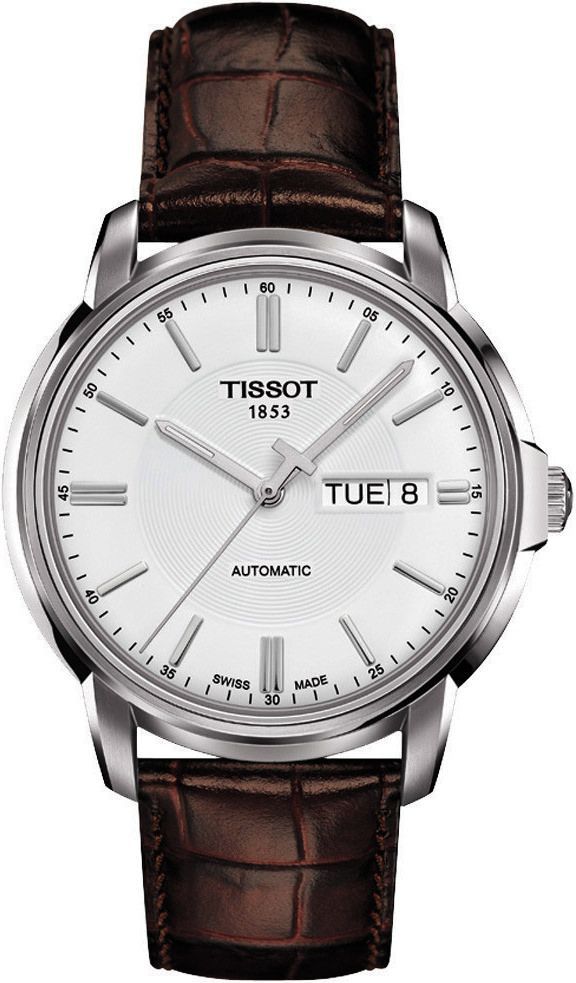 Tissot T-Classic Automatics III White Dial 40 mm Automatic Watch For Men - 1
