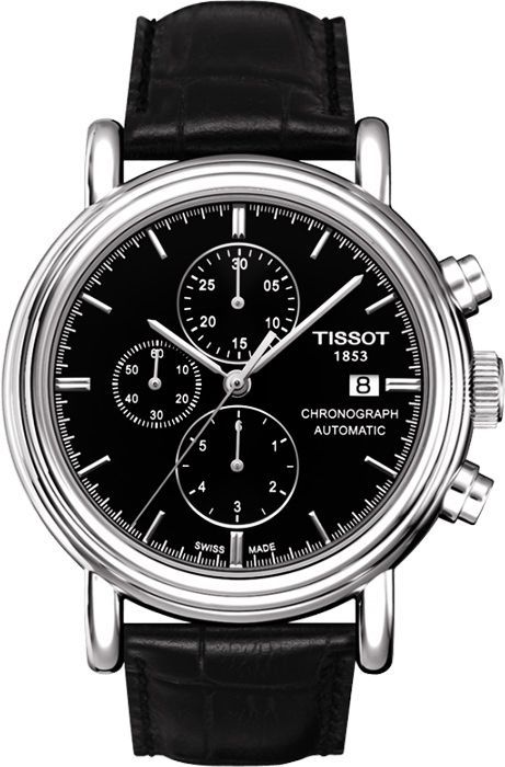 Tissot T-Classic Carson Automatic Black Dial 43 mm Automatic Watch For Men - 1