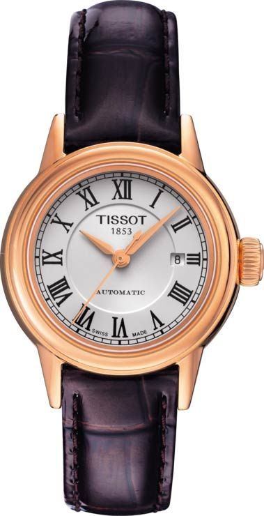 Tissot T-Classic Tissot Carson White Dial 30 mm Automatic Watch For Women - 1