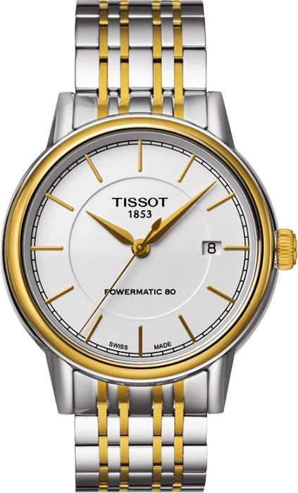 Tissot T-Classic Tissot Carson White Dial 40 mm Automatic Watch For Men - 1