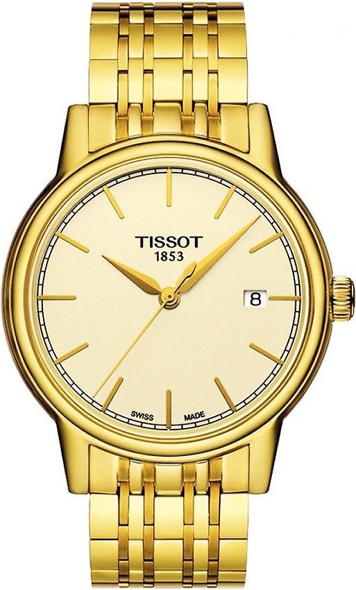 Tissot T-Classic Tissot Carson Champagne Dial 41 mm Quartz Watch For Men - 1