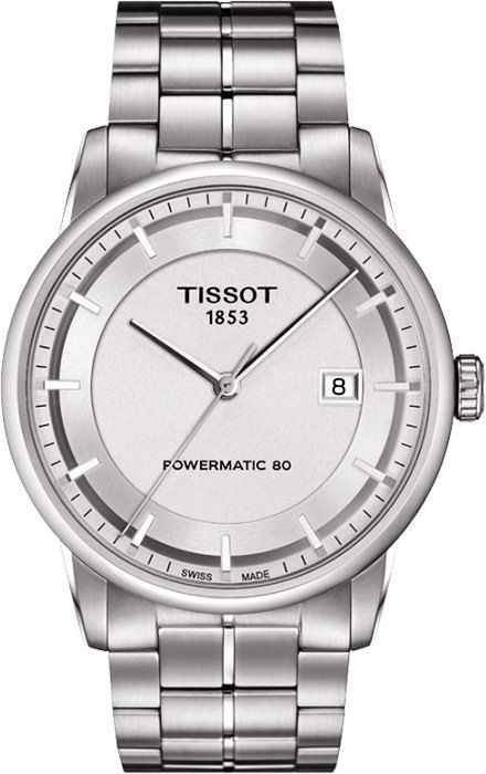 Tissot T-Classic Luxury Automatic White Dial 41 mm Automatic Watch For Men - 1