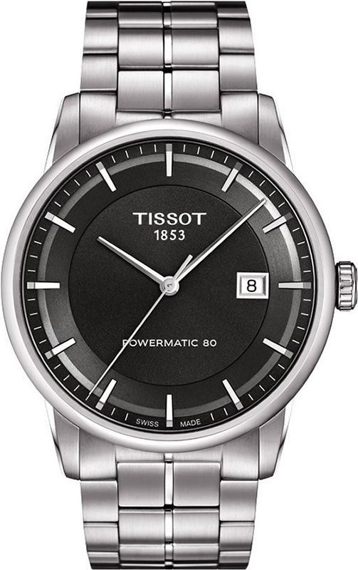 Tissot T-Classic Powermatic 80 Anthracite Dial 41 mm Automatic Watch For Men - 1