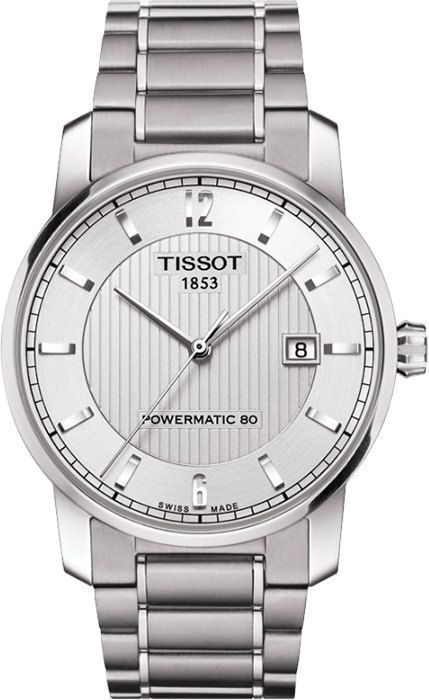 Tissot Titanium Automatic 40 mm Watch in Silver Dial For Men - 1