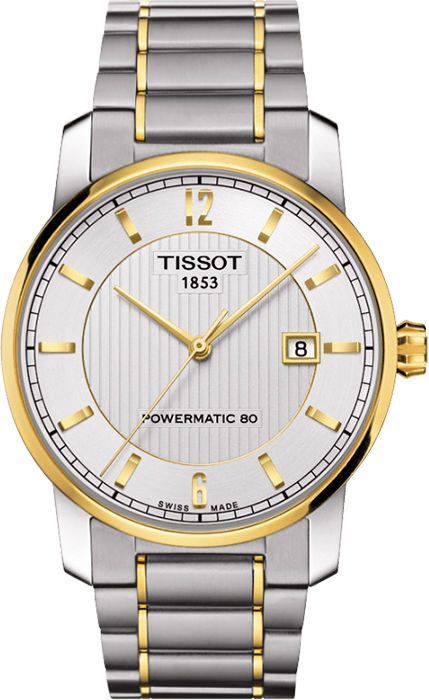 Tissot T-Classic Titanium Automatic Silver Dial 40 mm Automatic Watch For Men - 1