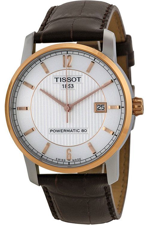 Tissot Titanium Automatic 40 mm Watch in Silver Dial