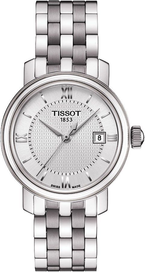 Tissot T-Classic Bridgeport Silver Dial 29 mm Quartz Watch For Women - 1