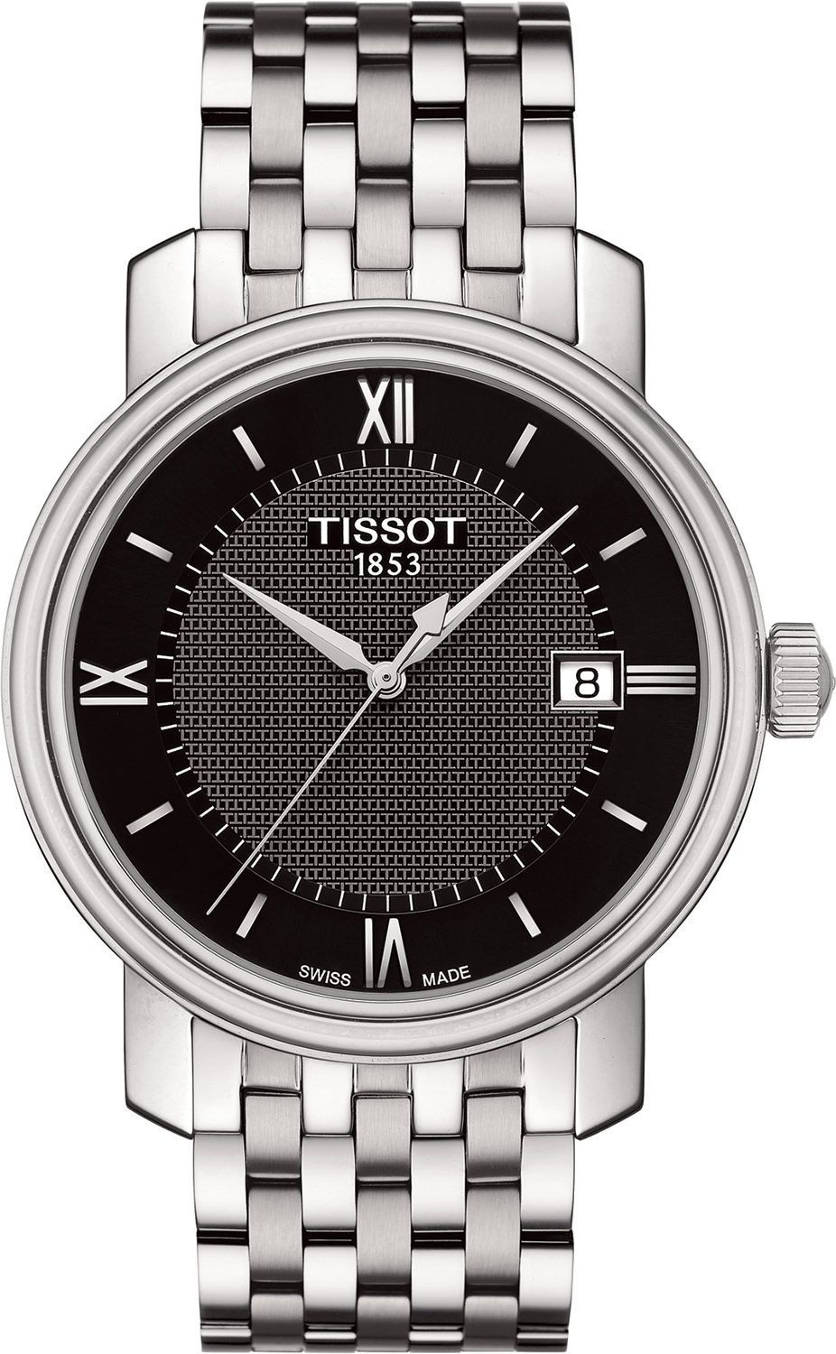 Tissot T-Classic Bridgeport Black Dial 40 mm Quartz Watch For Men - 1