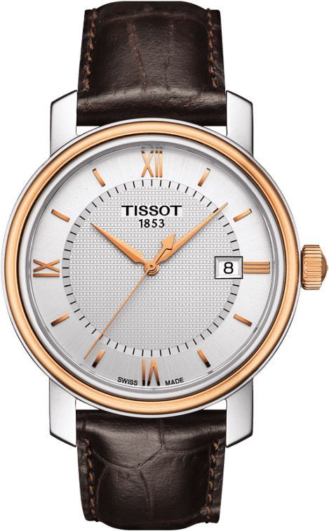 Tissot T-Classic Bridgeport Silver Dial 40 mm Quartz Watch For Men - 1