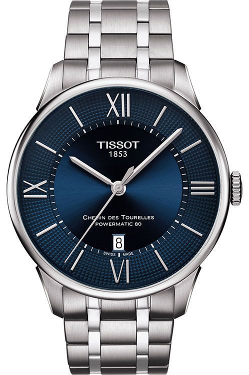 Tissot Tissot Chemin Des Tourelles 42 mm Watch in Blue Dial