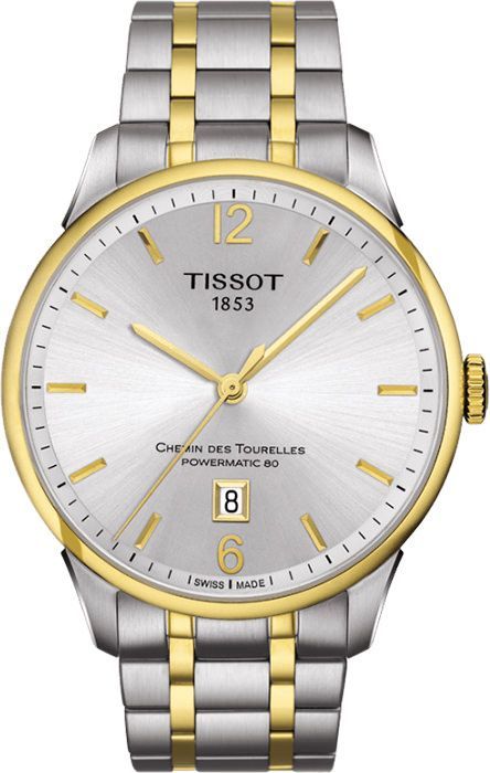 Tissot Tissot Chemin Des Tourelles 42 mm Watch in Silver Dial For Men - 1