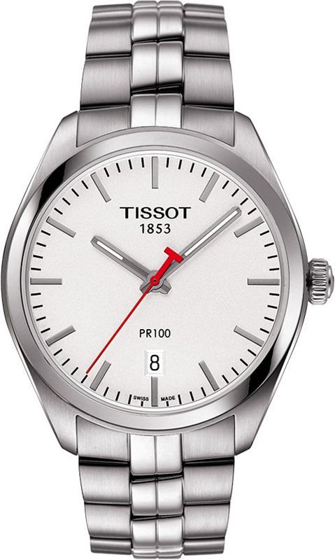 Tissot T-Classic  Silver Dial 39 mm Quartz Watch For Men - 1