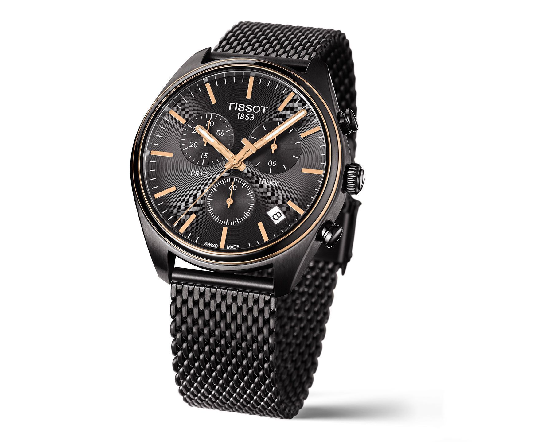 Tissot Tissot PR 100 41 mm Watch in Black Dial