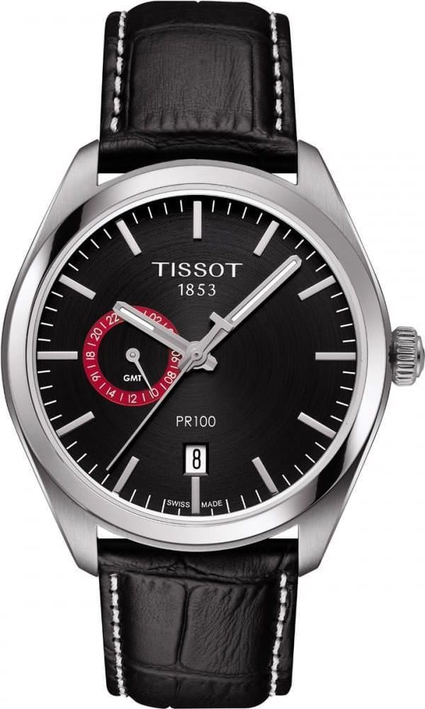 Tissot T-Classic Tissot PR 100 Black Dial 39 mm Quartz Watch For Men - 1