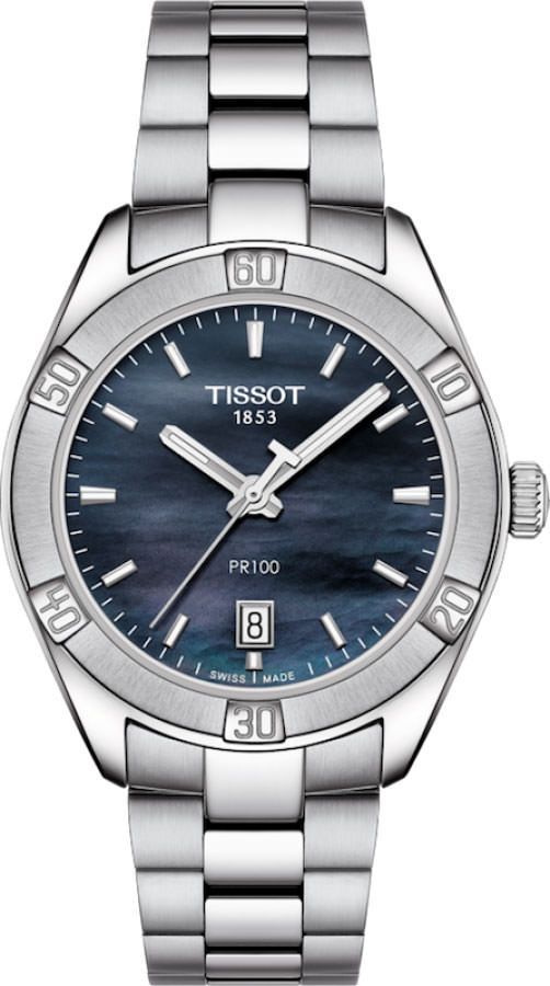 Tissot T-Classic Tissot PR 100 MOP Dial 36 mm Quartz Watch For Women - 1