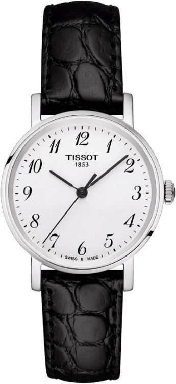 Tissot T-Classic Everytime Silver Dial 30 mm Quartz Watch For Women - 1
