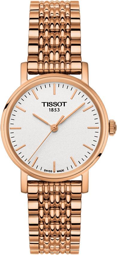 Tissot T-Classic Tissot Everytime Silver Dial 30 mm Quartz Watch For Women - 1