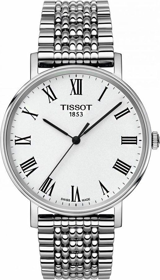 Tissot T-Classic Tissot Everytime White Dial 38 mm Quartz Watch For Men - 1