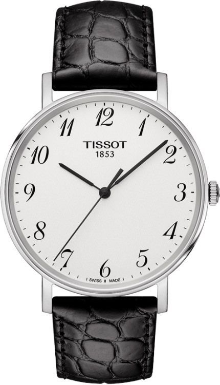 Tissot T-Classic Tissot Everytime Silver Dial 38 mm Quartz Watch For Unisex - 1