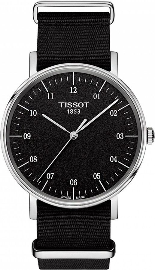 Tissot T-Classic Everytime Black Dial 38 mm Quartz Watch For Unisex - 1