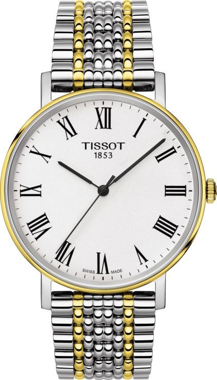 Tissot T-Classic Tissot Everytime Silver Dial 38 mm Quartz Watch For Unisex - 1