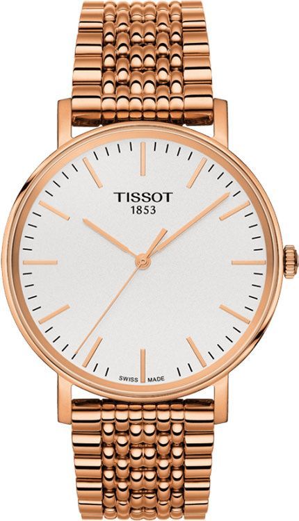 Tissot T-Classic Tissot Everytime Silver Dial 38 mm Quartz Watch For Unisex - 1