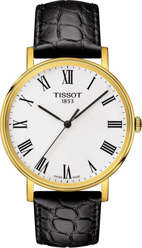 Tissot T-Classic Everytime White Dial 38 mm Quartz Watch For Men - 1