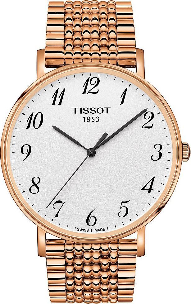 Tissot T-Classic Tissot Everytime White Dial 42 mm Quartz Watch For Men - 1