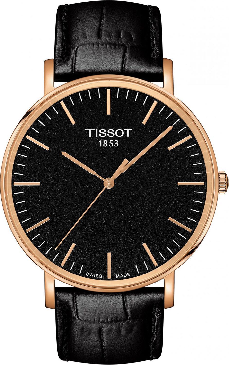 Tissot Tissot Everytime 42 mm Watch in Black Dial