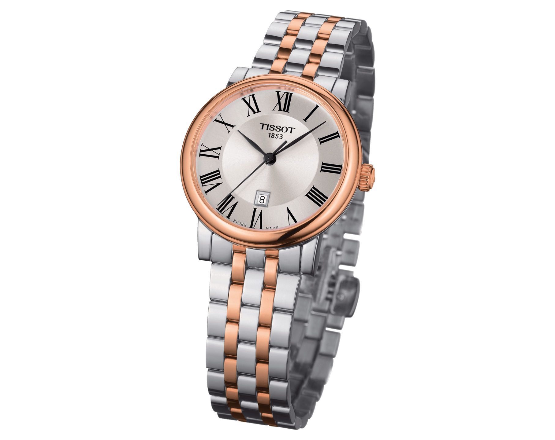 Tissot Tissot Carson 30 mm Watch in Silver Dial For Women - 4