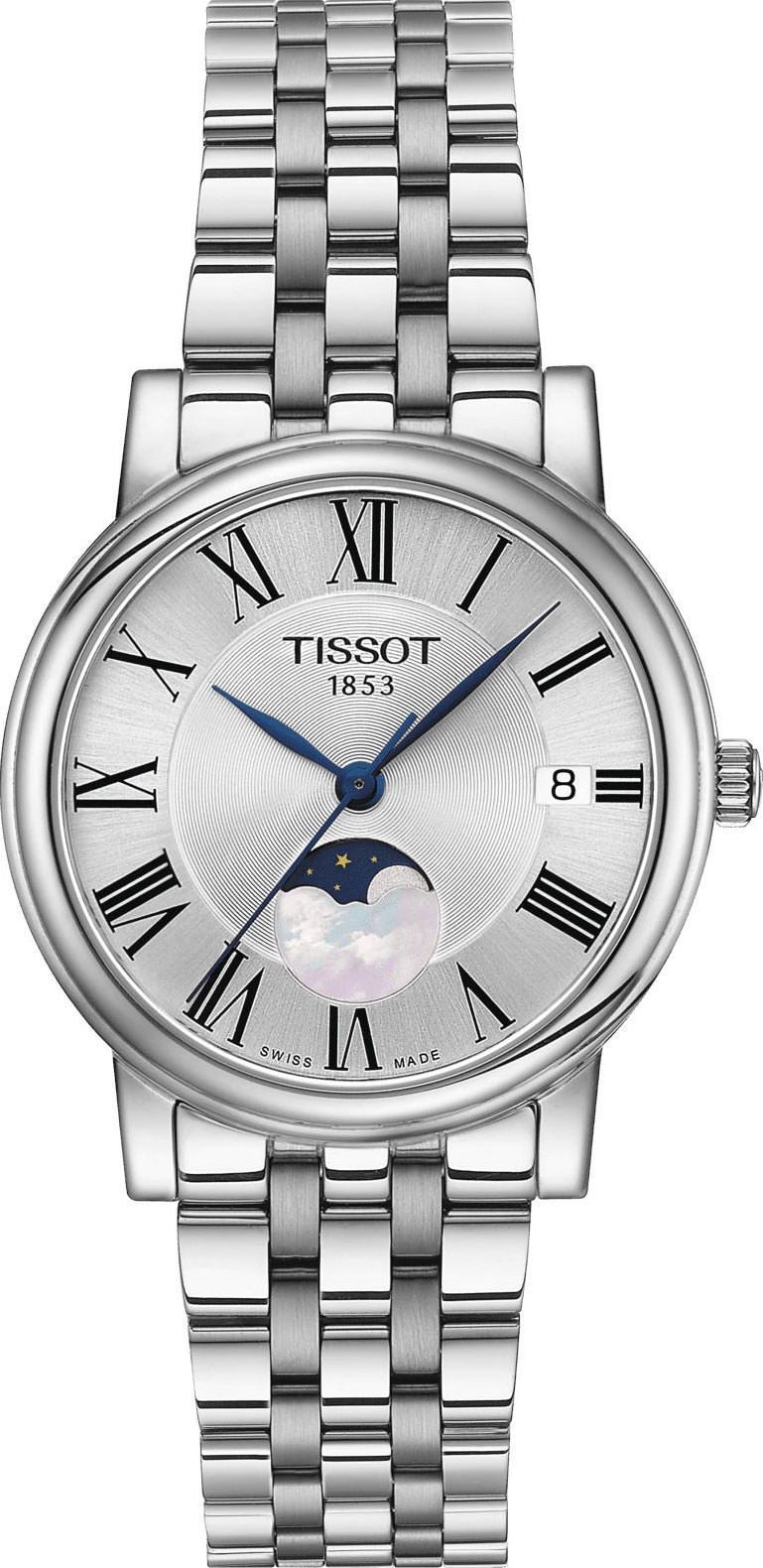 Tissot T-Classic Tissot Carson Silver Dial 32 mm Quartz Watch For Women - 1