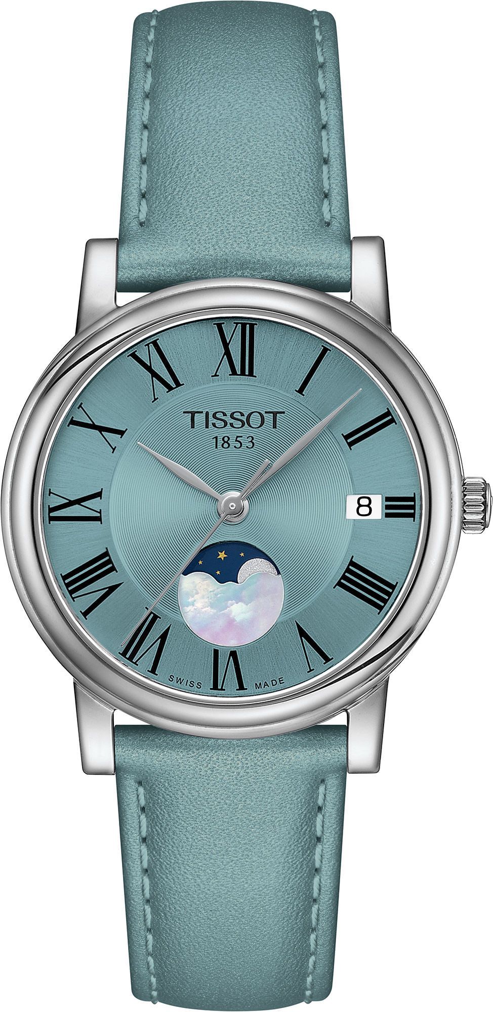 Tissot T-Classic Tissot Carson Blue Dial 32 mm Quartz Watch For Women - 1