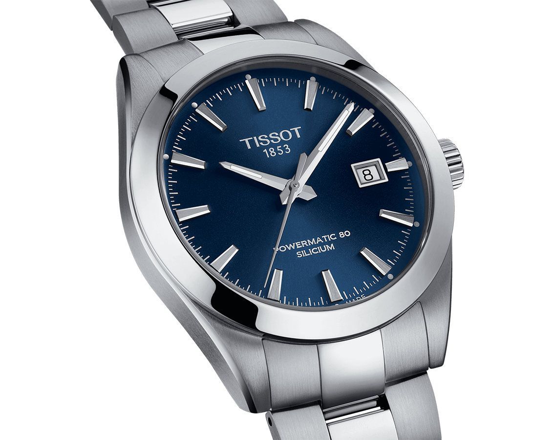 Tissot T-Classic Tissot Gentleman Blue Dial 40 mm Automatic Watch For Men - 6