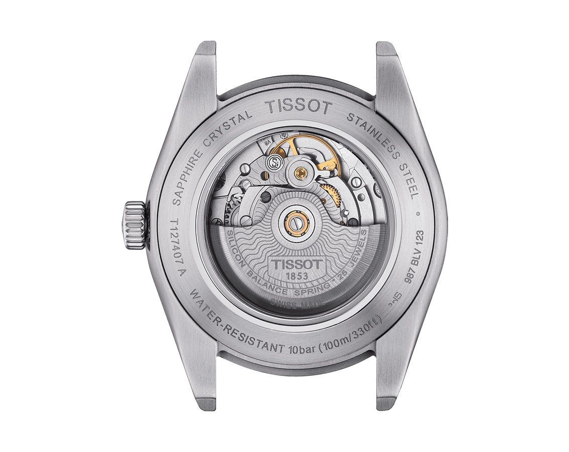 Tissot T-Classic Tissot Gentleman Blue Dial 40 mm Automatic Watch For Men - 7
