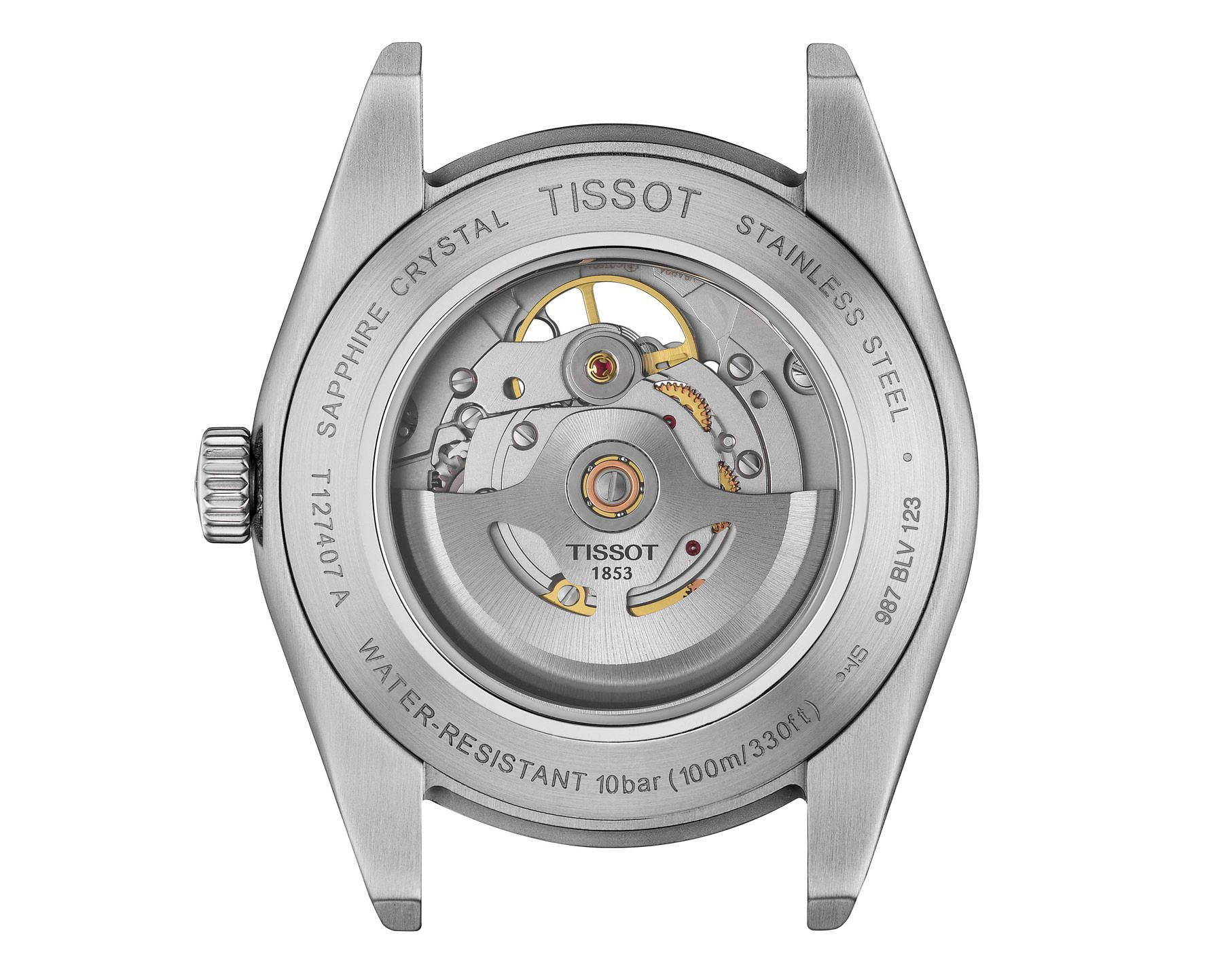 Tissot T-Classic Tissot Gentleman Blue Dial 40 mm Automatic Watch For Men - 3