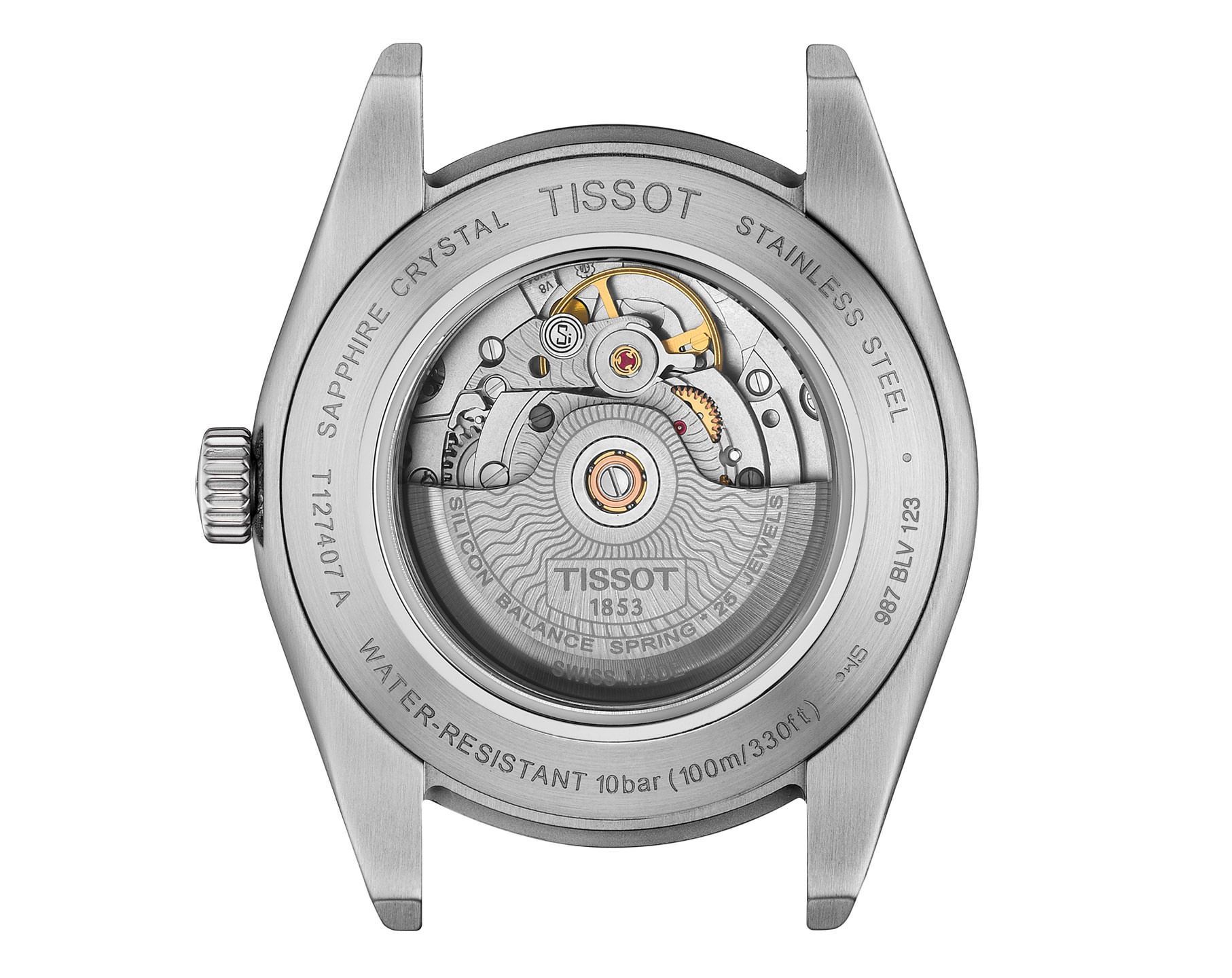 Tissot T-Classic Tissot Gentleman Blue Dial 40 mm Automatic Watch For Men - 3