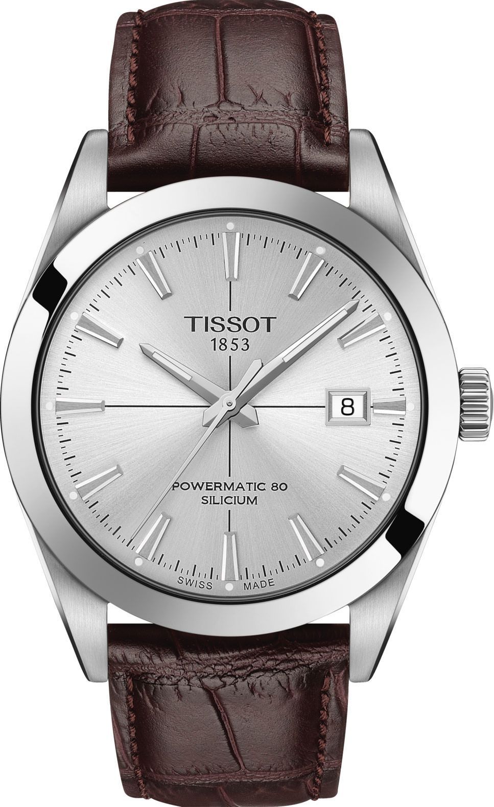 Tissot T-Classic  Silver Dial 40 mm Automatic Watch For Men - 1