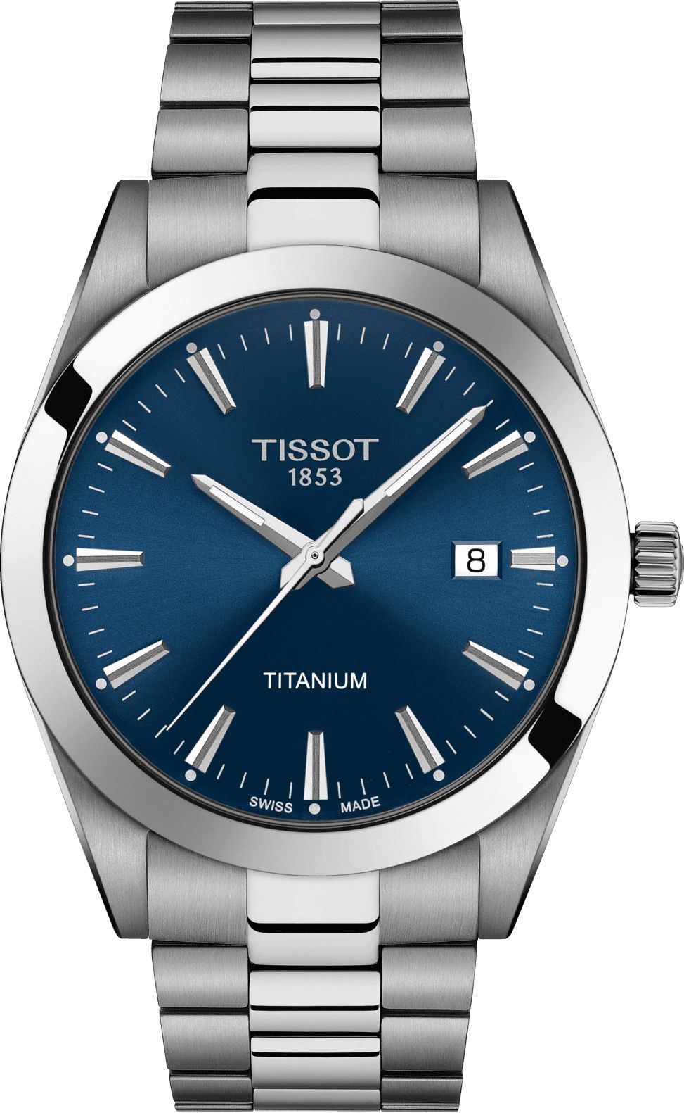 Tissot T-Classic Tissot Gentleman Blue Dial 40 mm Quartz Watch For Men - 1