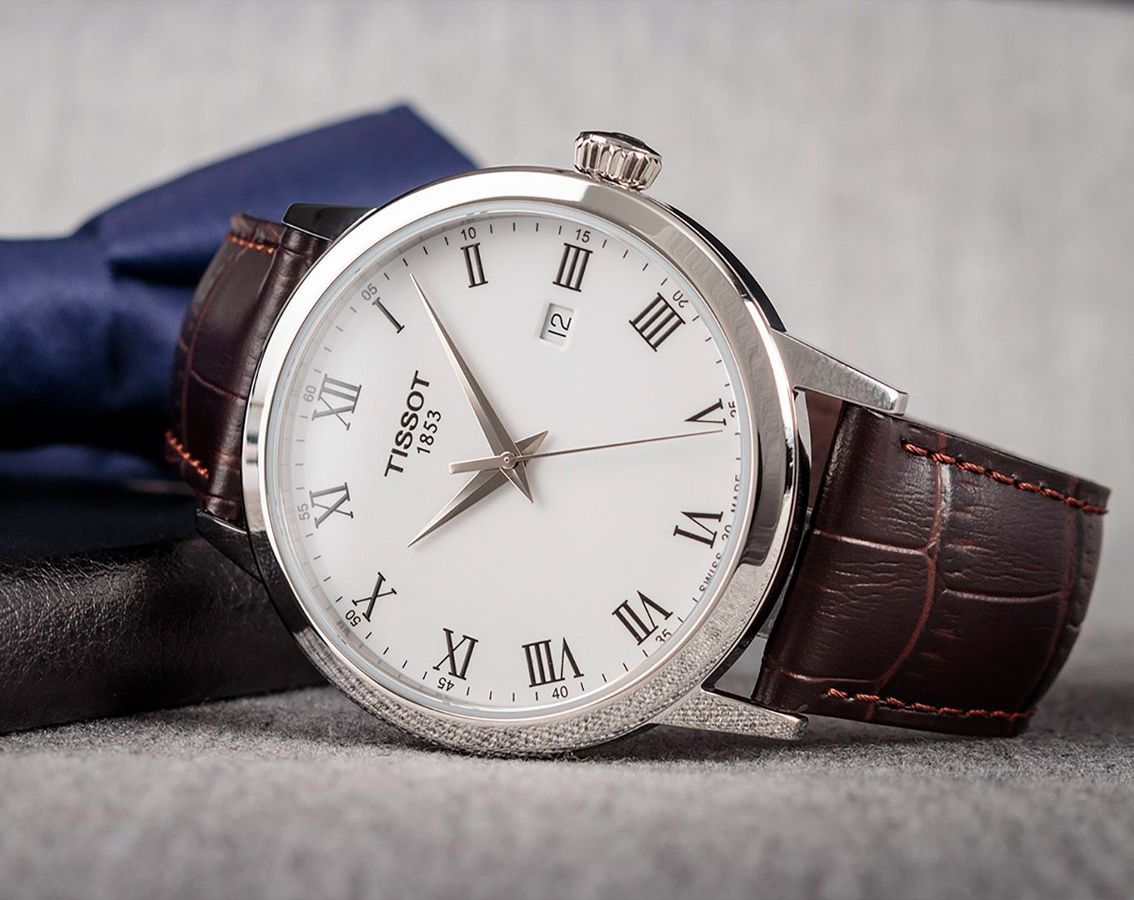 Tissot T-Classic Tissot Classic Dream White Dial 42 mm Quartz Watch For Men - 5